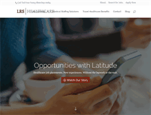 Tablet Screenshot of lrshealthcare.com